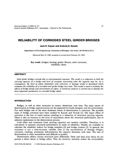 Reliability of steel girder bridges with dependent corrosion growth